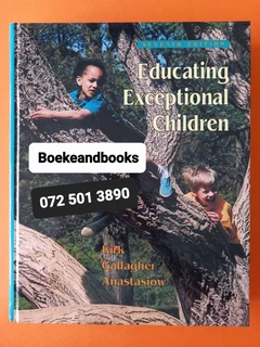 Educating Exceptional Children - Kirk Gallagher Anastasiow - Seventh Edition.