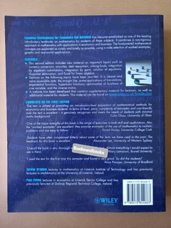 Essential Mathematics For Economics And Business - Teresa Bradley And Paul Patton - Second Edition.