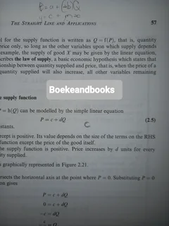 Essential Mathematics For Economics And Business - Teresa Bradley And Paul Patton - Second Edition.