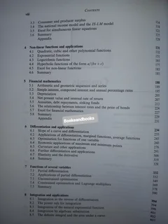 Essential Mathematics For Economics And Business - Teresa Bradley And Paul Patton - Second Edition.