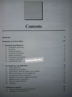 Essential Mathematics For Economics And Business - Teresa Bradley And Paul Patton - Second Edition.