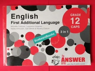 English First Additional Language - Grade 12 - CAPS - 3 in 1 - The Answer Series - Michelle Coetzee.