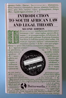 Introduction To South African Law And Legal Theory - Hosten - Edwards - Church - Bosman.