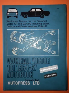 Vauxhall Victor 101 1964-67 - Autobook - Kenneth Ball - Workshop Manual.