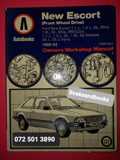 New Escort - Front Wheel Drive - 1980-82 - Autobooks - Owners Workshop Manual - OWM 984.