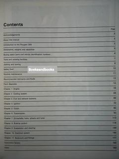 Peugeot 305 Petrol - Haynes - Manual - All Models 1978 To 1980 - Owners Workshop Manual - 538.