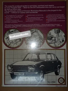 Peugeot 504 - Kenneth Ball - Autobooks - 783 - 1968-78 - Owners Workshop Manual.