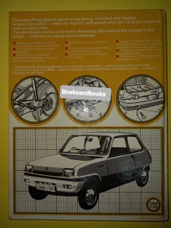Renault 5 - 1972-82 - Autobooks - Owners Workshop Manual - 739 - REF: 7776.