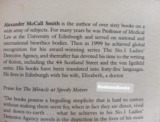 The Miracle At Speedy Motors - Alexander McCall Smith - The NO. 1 Detective Agency #9.
