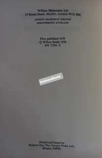 Wild Justice - Wilbur Smith - Hardback - REF: 7785.