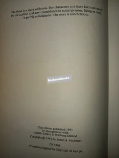 The Novel - James A Michener.