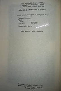 Space - James A Michener - REF: 7790.