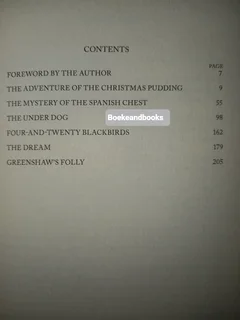 The Adventure Of The Christmas Pudding And A Selection Of Entrees - Agatha Christie - Hercule Poirot