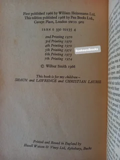 The Sound Of Thunder - Wilbur Smith - Courtney #2.