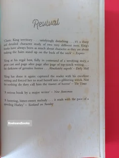 Revival - Stephen King.