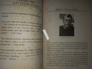 Just After Sunset - Stephen King.