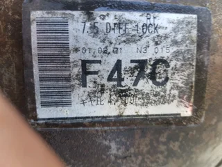 Pajero Gen 3 Rear Differential With Difflock