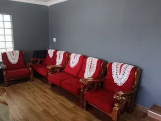 Carved wooden sofa set/ couches