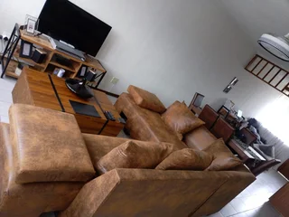 Sofa, fridge, tables, tv stand, vacuum, chairs, washing machine