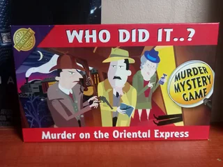 Who Did It? Murder On The Oriental Express Boardgame