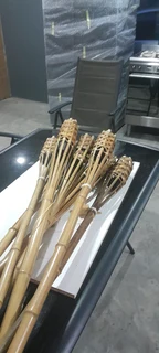 5 Garden wooden lanterns