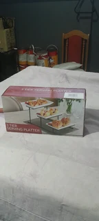 Three tier serving platter