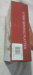 Three tier serving platter