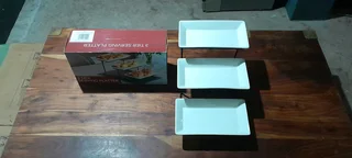 Three tier serving platter