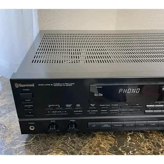 Sherwood Digi line III RV-5030 Vintage Stereo A/V Pro-Logic Receiver with Phono. 2 Celestion Speaker