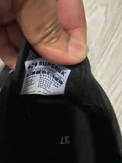 Size 5 black Superga Shoes - Ladies