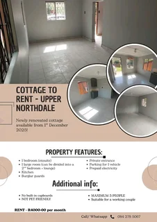 Self standing cottage for rent