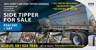 2014 Afrit Link Side Tipper