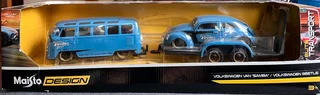 Maisto Design 1/24 Volkswagen Samba Bus / Volkswagen Beetle