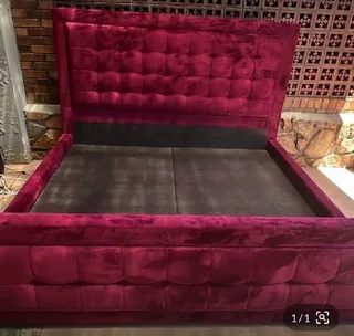 Corricraft Red Kingsize bed frame