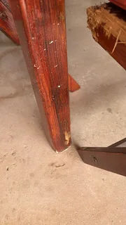 Outside table with 6 chairs pillows included