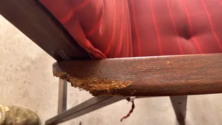 Outside table with 6 chairs pillows included