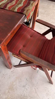 Outside table with 6 chairs pillows included