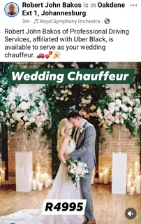 Wedding Chauffeur available now