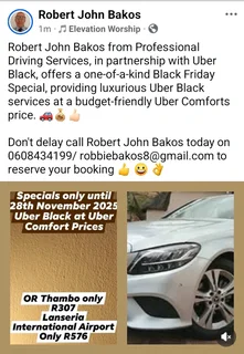 Black Friday Special from Professional Driving Services