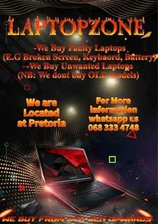 We buy faulty or unwanted laptops for cash today