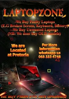 We buy faulty or unwanted laptops for cash