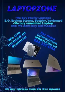 I buy faulty or unwanted laptops for cash