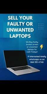 Sell us your unwanted or faulty laptops for cash