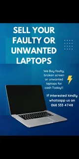 I buy faulty or unwanted laptops for cash
