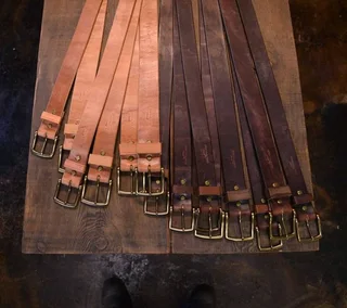 Quality leather belts