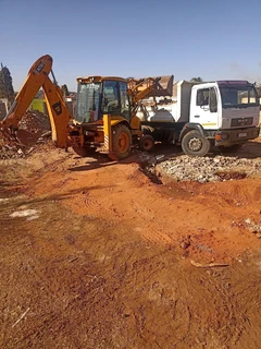 Tlb and Tipper truck for Hire