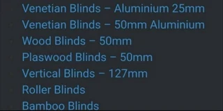 All blinds
