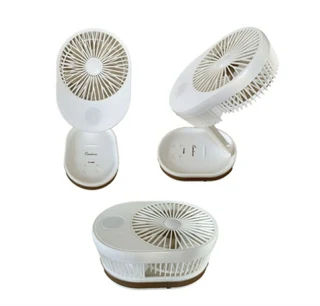 Condere Portable Folding Charging Fan with light