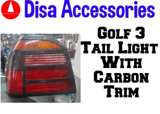 Golf 3 Tail Light with Carbon Trim
