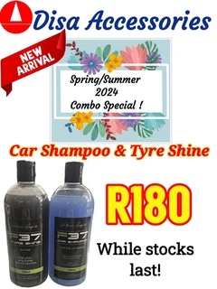 Car Shampoo and Tyre Shine Combo